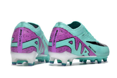 Men's Nike Air Zoom Mercurial Vapor 15 Elite AG Artificial Grass Low-Tops Football Boots - Blue/Purple/Black