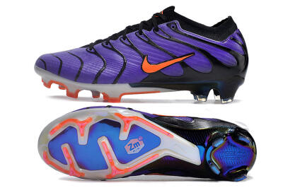 Unisex Nike Air Zoom Mercurial Vapor 15 Elite FG Firm Ground Low-Tops Football Boots - Purple/Black/Orange/Gold