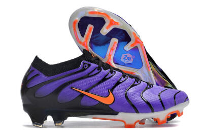 Unisex Nike Air Zoom Mercurial Vapor 15 Elite FG Firm Ground Low-Tops Football Boots - Purple/Black/Orange/Gold