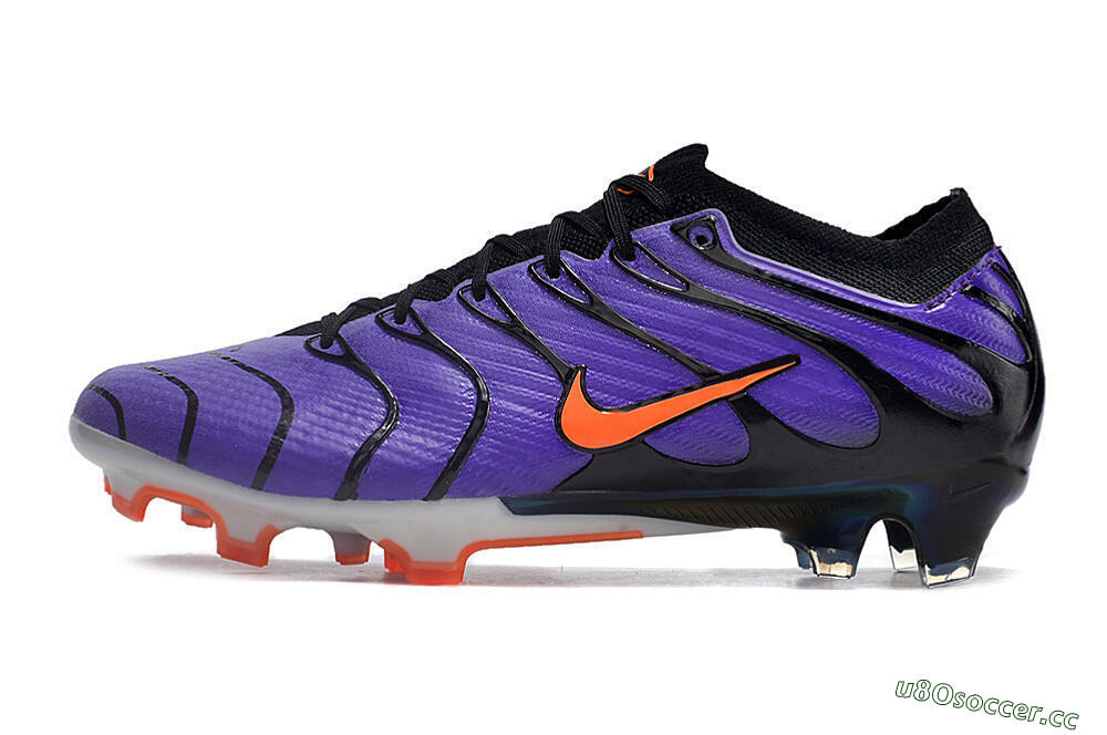 Unisex Nike Air Zoom Mercurial Vapor 15 Elite FG Firm Ground Low-Tops Football Boots - Purple/Black/Orange/Gold 0
