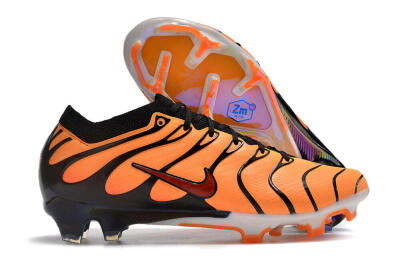 Unisex Nike Air Zoom Mercurial Vapor 15 Elite FG Firm Ground Low-Tops Football Boots - Orange/Black/Red