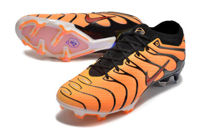Unisex Nike Air Zoom Mercurial Vapor 15 Elite FG Firm Ground Low-Tops Football Boots - Orange/Black/Red