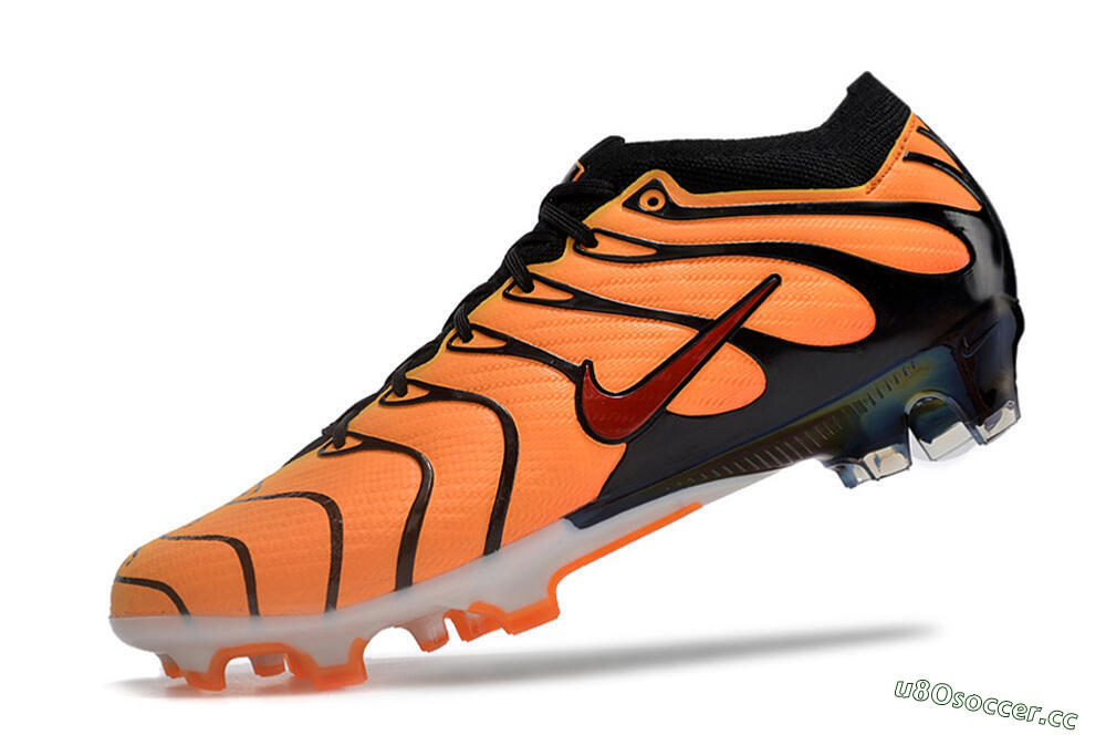 Unisex Nike Air Zoom Mercurial Vapor 15 Elite FG Firm Ground Low-Tops Football Boots - Orange/Black/Red 5
