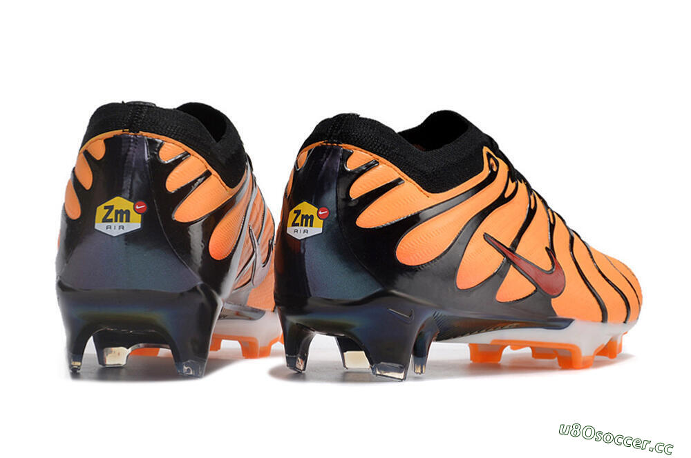 Unisex Nike Air Zoom Mercurial Vapor 15 Elite FG Firm Ground Low-Tops Football Boots - Orange/Black/Red 6