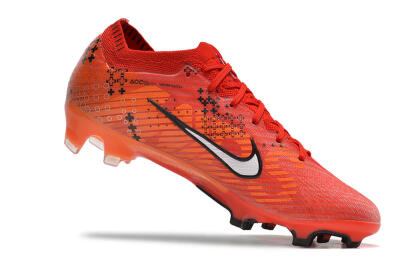 Men's Nike AIR Zoom Mercurial Vapor 15 Elite FG Firm Ground Low-Tops Football Boots - Orange/White/Black