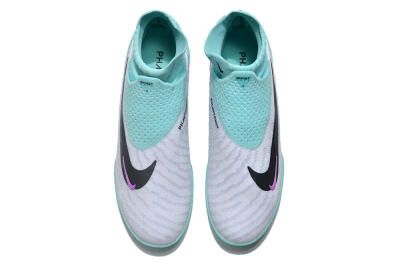Unisex Nike Phantom GX Elite DF Link TF Artificial Turf High-Tops Football Shoes - White/Black/Jade