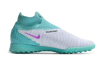 Unisex Nike Phantom GX Elite DF Link TF Artificial Turf High-Tops Football Shoes - White/Black/Jade