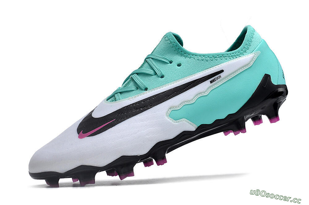Men's Nike Phantom GX Academy FG Firm Ground Low-Tops Football Boots - Hyper Turquoise/Fuchsia Dream/White/Black 4