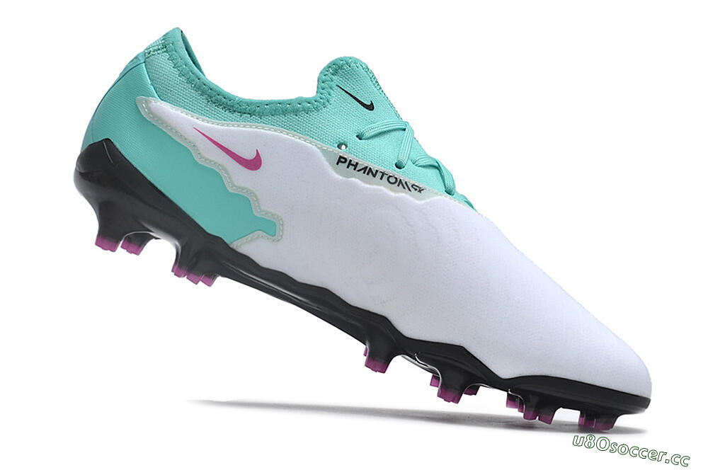 Men's Nike Phantom GX Academy FG Firm Ground Low-Tops Football Boots - Hyper Turquoise/Fuchsia Dream/White/Black 5