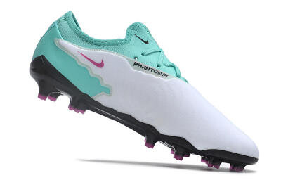 Men's Nike Phantom GX Academy FG Firm Ground Low-Tops Football Boots - Hyper Turquoise/Fuchsia Dream/White/Black