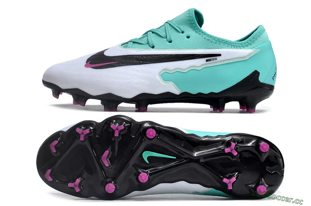 Men's Nike Phantom GX Academy FG Firm Ground Low-Tops Football Boots - Hyper Turquoise/Fuchsia Dream/White/Black 1