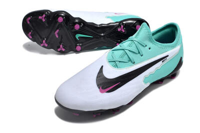 Men's Nike Phantom GX Academy FG Firm Ground Low-Tops Football Boots - Hyper Turquoise/Fuchsia Dream/White/Black