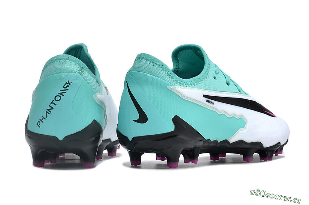 Men's Nike Phantom GX Academy FG Firm Ground Low-Tops Football Boots - Hyper Turquoise/Fuchsia Dream/White/Black 6