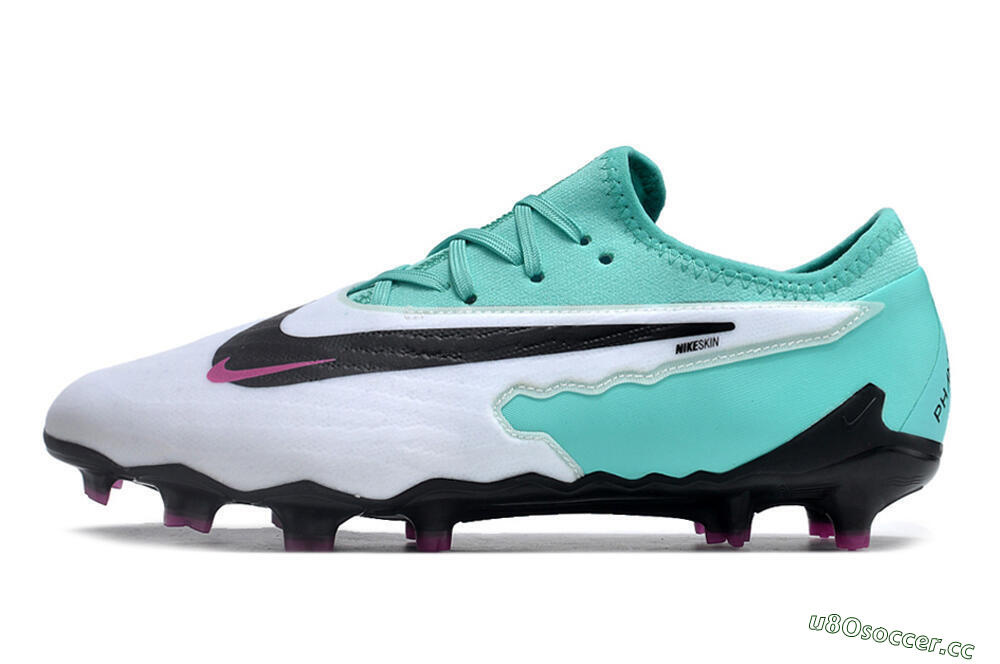 Men's Nike Phantom GX Academy FG Firm Ground Low-Tops Football Boots - Hyper Turquoise/Fuchsia Dream/White/Black 0