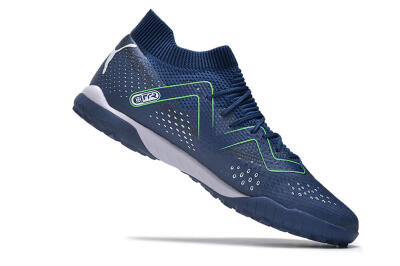 Men's Puma Future X Powercat Tokyo Match TF Artificial Turf Low-Tops Football Shoes - Blue/White