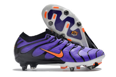 Men's Nike Air Zoom Mercurial Vapor 15 Elite SG Soft Ground Low-Tops Football Boots - Purple/Black/Orange