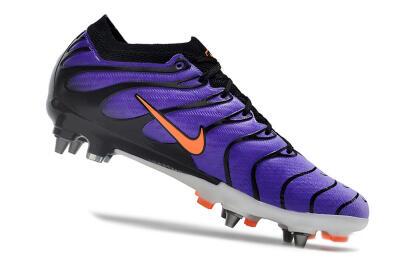 Men's Nike Air Zoom Mercurial Vapor 15 Elite SG Soft Ground Low-Tops Football Boots - Purple/Black/Orange