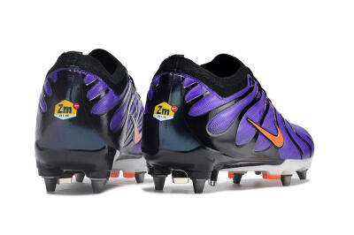 Men's Nike Air Zoom Mercurial Vapor 15 Elite SG Soft Ground Low-Tops Football Boots - Purple/Black/Orange