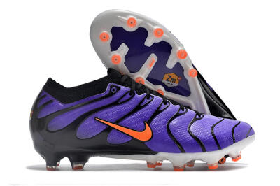 Men's Nike Air Zoom Mercurial Vapor 15 Elite AG Artificial Grass Low-Tops Football Boots - Purple/Black/Orange