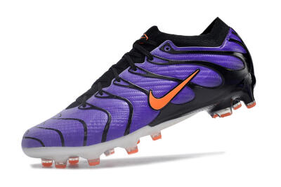 Men's Nike Air Zoom Mercurial Vapor 15 Elite AG Artificial Grass Low-Tops Football Boots - Purple/Black/Orange