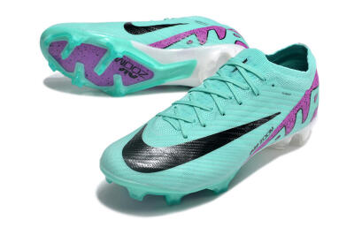 Unisex Nike Air Zoom Mercurial Vapor 14 Elite FG Firm Ground Low-Tops Football Boots - Blue/Purple/Black