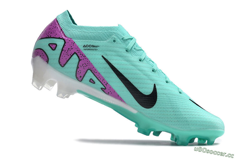 Unisex Nike Air Zoom Mercurial Vapor 14 Elite FG Firm Ground Low-Tops Football Boots - Blue/Purple/Black 4