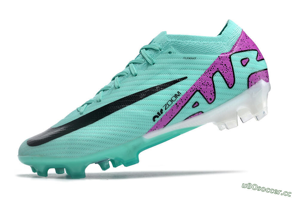 Unisex Nike Air Zoom Mercurial Vapor 14 Elite FG Firm Ground Low-Tops Football Boots - Blue/Purple/Black 5