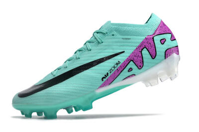 Unisex Nike Air Zoom Mercurial Vapor 14 Elite FG Firm Ground Low-Tops Football Boots - Blue/Purple/Black