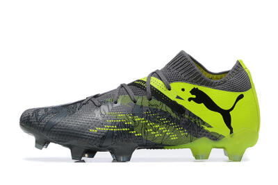 Men's Puma Future Ultimate 2024 FG Firm Ground Low-Tops Football Boots - Black/Yellow
