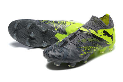 Men's Puma Future Ultimate 2024 FG Firm Ground Low-Tops Football Boots - Black/Yellow