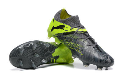 Men's Puma Future Ultimate 2024 FG Firm Ground Low-Tops Football Boots - Black/Yellow