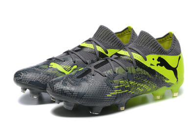 Men's Puma Future Ultimate 2024 FG Firm Ground Low-Tops Football Boots - Black/Yellow