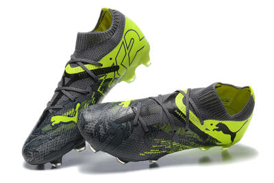 Men's Puma Future Ultimate 2024 FG Firm Ground Low-Tops Football Boots - Black/Yellow