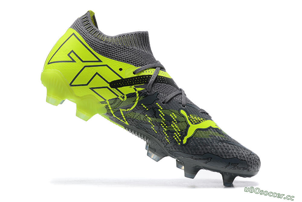 Men's Puma Future Ultimate 2024 FG Firm Ground Low-Tops Football Boots - Black/Yellow 7