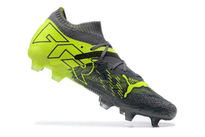 Men's Puma Future Ultimate 2024 FG Firm Ground Low-Tops Football Boots - Black/Yellow