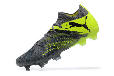 Men's Puma Future Ultimate 2024 FG Firm Ground Low-Tops Football Boots - Black/Yellow