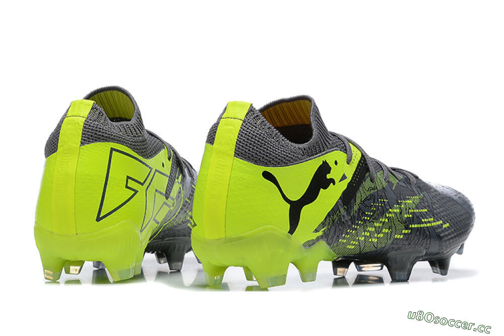 Men's Puma Future Ultimate 2024 FG Firm Ground Low-Tops Football Boots - Black/Yellow 9