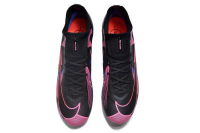 Unisex Nike Air Zoom Mercurial Superfly 9 Elite FG Firm Ground High-Tops Football Boots - Black/Purple/Pink