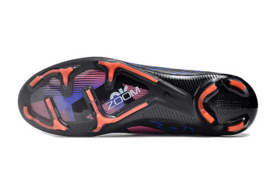 Unisex Nike Air Zoom Mercurial Superfly 9 Elite FG Firm Ground High-Tops Football Boots - Black/Purple/Pink