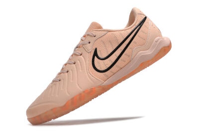 Men's Nike Tiempo Legend 10 Pro IC Indoor & Futsal Low-Tops Football Shoes - Pink/Black