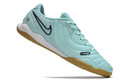 Men's Nike Tiempo Legend 10 Academy IC Indoor & Futsal Low-Tops Football Shoes - Blue/Black/Brown