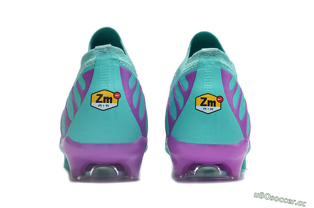 Men's Nike Air Zoom Mercurial Vapor 15 Elite FG Firm Ground Low-Tops Football Boots - Jade/Purple/Black 5
