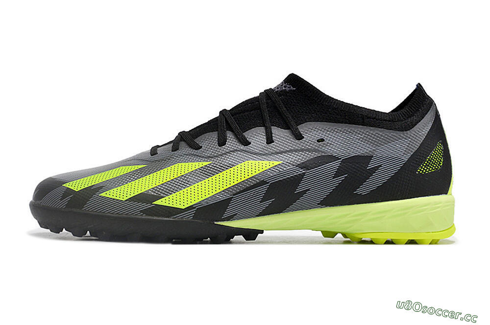 Unisex Adidas X Speedportal.1 TF Artificial Turf Low-Tops Football Shoes - Black/Grey/Yellow 0