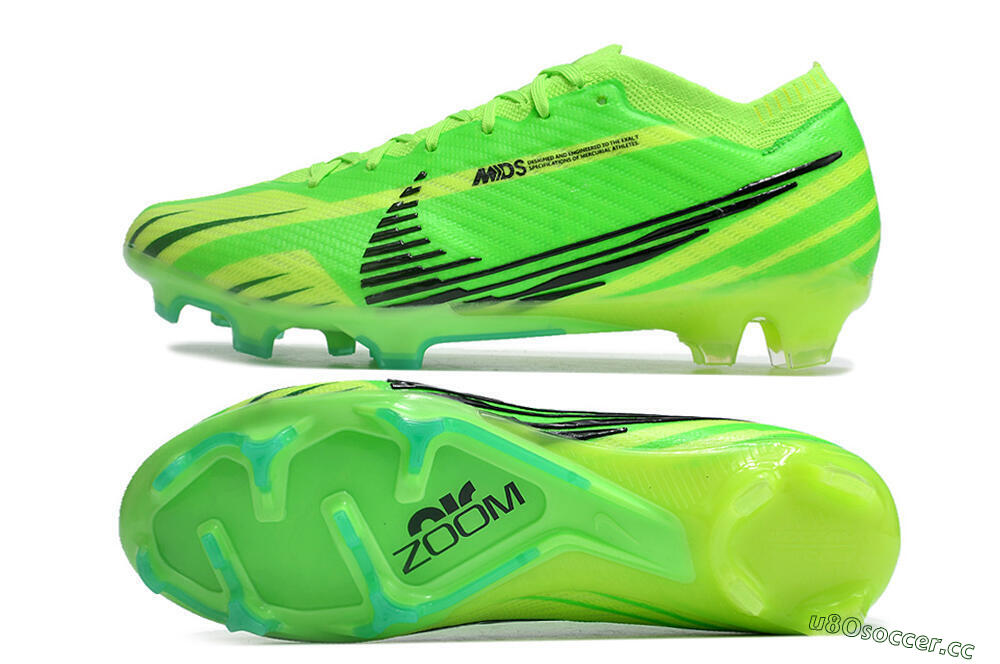 Unisex Nike Air Zoom Mercurial Vapor 15 Elite FG Firm Ground Low-Tops Football Boots - Yellow/Black 1