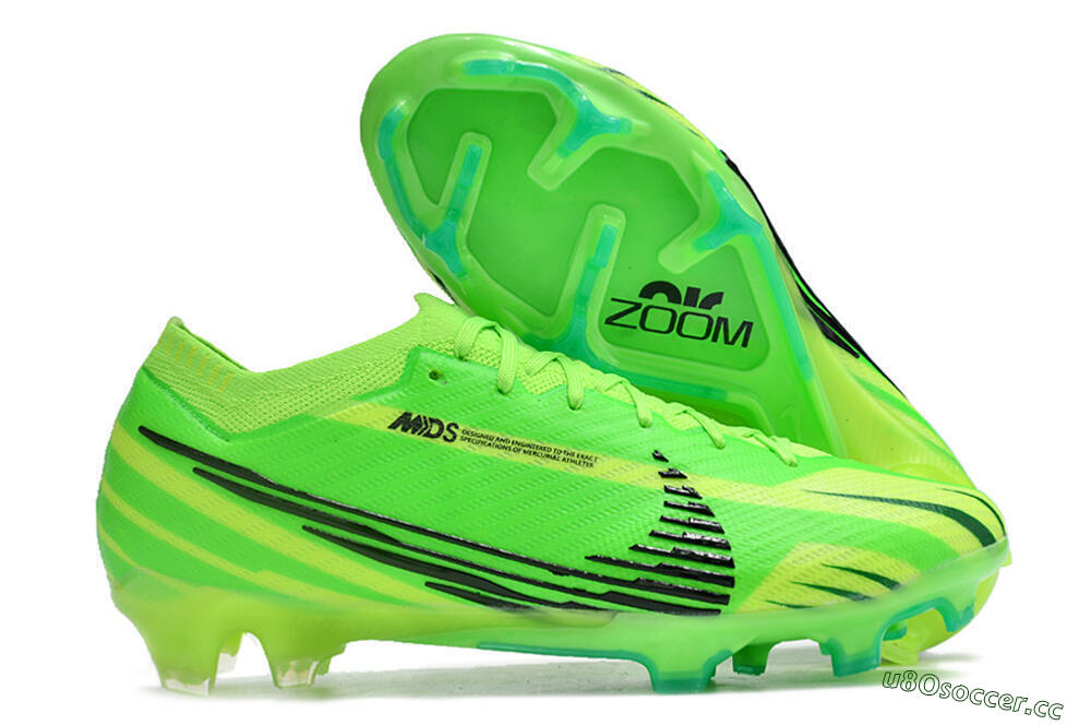 Unisex Nike Air Zoom Mercurial Vapor 15 Elite FG Firm Ground Low-Tops Football Boots - Yellow/Black 2