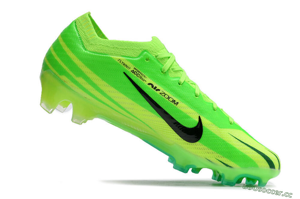 Unisex Nike Air Zoom Mercurial Vapor 15 Elite FG Firm Ground Low-Tops Football Boots - Yellow/Black 4