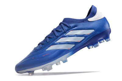 Men's Adidas Copa Pure 2 FG Firm Ground Low-Tops Football Boots - Blue/White