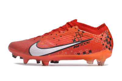 Men's Nike Air Zoom Mercurial Vapor 15 Elite SG Soft Ground Low-Tops Football Boots - Red/White/Black