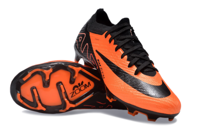 Unisex Nike Air Zoom Mercurial Vapor 15 Elite FG Firm Ground Low-Tops Football Boots - Orange/Black