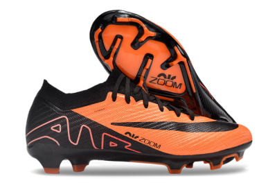 Unisex Nike Air Zoom Mercurial Vapor 15 Elite FG Firm Ground Low-Tops Football Boots - Orange/Black